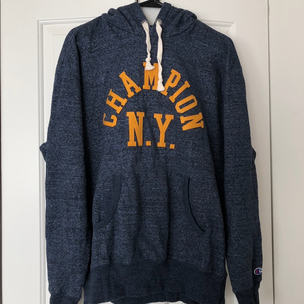 Champion navy blue hoodie, never worn